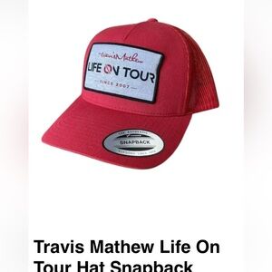 NEW Travis Mathew Life On Tour cap